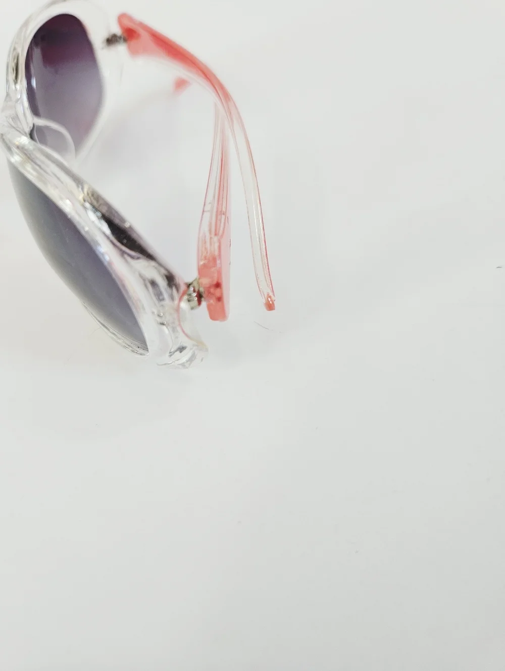 Vintage Dolce & Gabbana Wayfarer Red Large Gradient Frame Smoke Lens Sunglasses